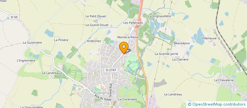 localisation de l'entreprise SARL LOGIS DE LA COTE ET DU BOCAGE à AUBIGNY-LES CLOUZEAUX