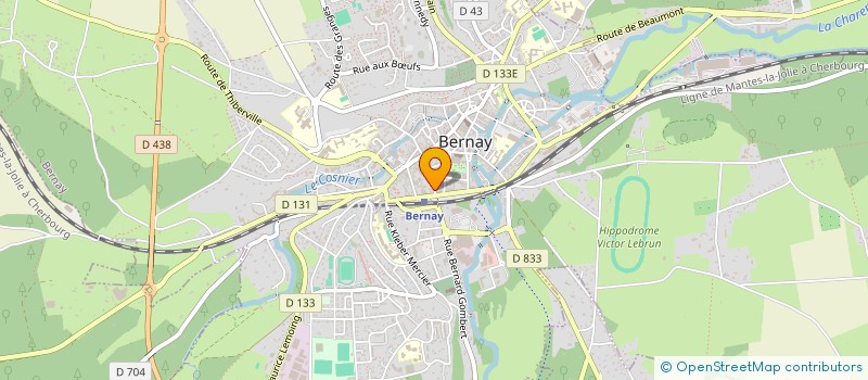 localisation de l'entreprise SARL LOGISTIC-HOME à BERNAY