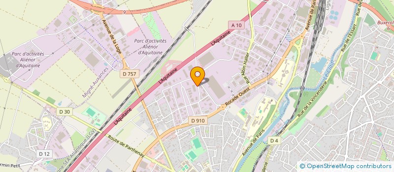 localisation de l'entreprise SARL LOGISTIQUE ET DEMENAG DE POITOU CHA  POITIERS