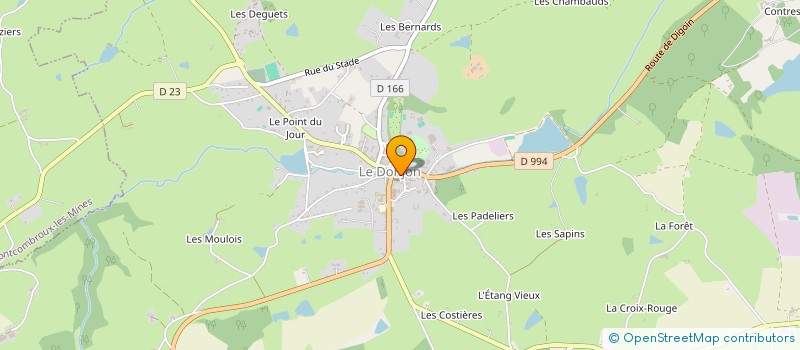 localisation de l'entreprise SARL LOIRE ALLIER DISTRIBUTION à LE DONJON