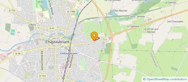 localisation de l'entreprise SARL LOIRE BATIMENT à CHATEAUBRIANT