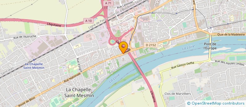 localisation de l'entreprise SARL LOIRET PARE BRISE à LA CHAPELLE-SAINT-MESMIN