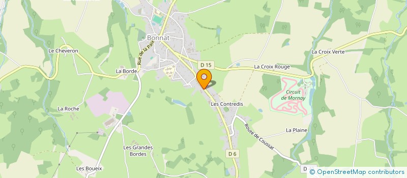 localisation de l'entreprise SARL LOISEAU à BONNAT