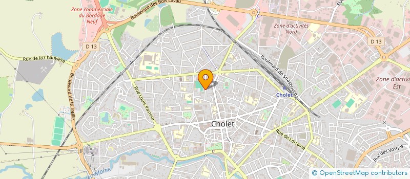 localisation de l'entreprise SARL LOISEAU SAINT AUBIN  CHOLET