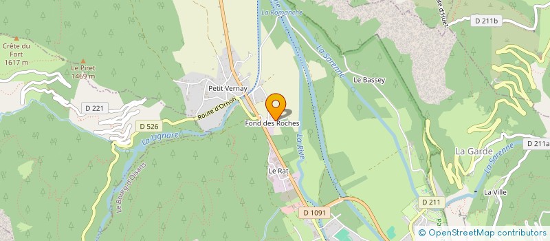 localisation de l'entreprise SARL LOISIRS VACANCES  LES DEUX ALPES