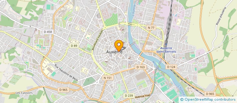 localisation de l'entreprise SARL LOISON  AUXERRE