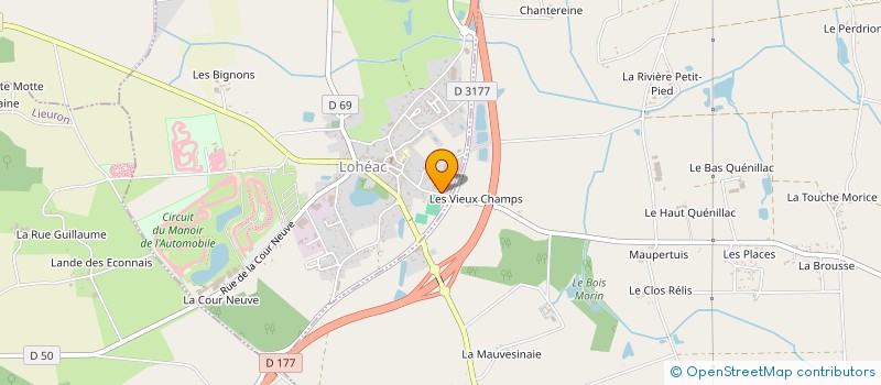 localisation de l'entreprise SARL LOIZANCE à LOHEAC