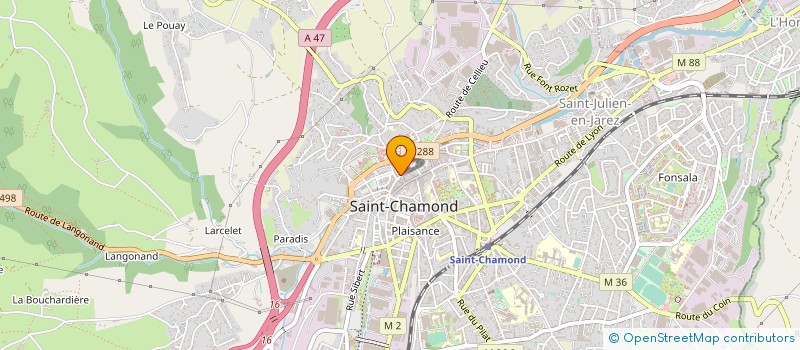 localisation de l'entreprise SARL LOKY à SAINT-CHAMOND