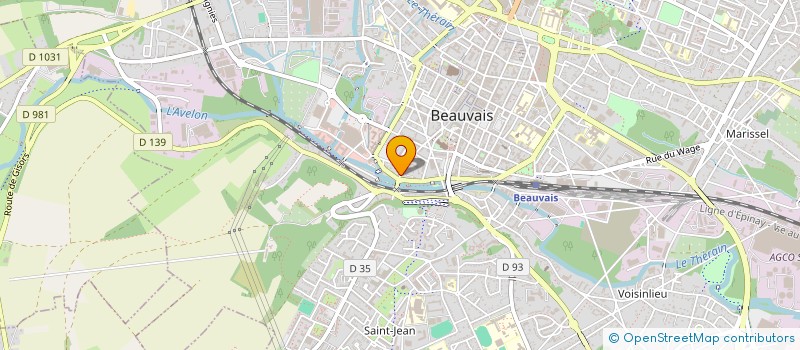 localisation de l'entreprise SARL LOKY  BEAUVAIS