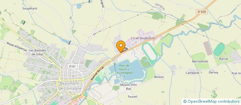 localisation de l'entreprise SARL LOMAGNE CONSTRUCTIONS  BEAUMONT-DE-LOMAGNE