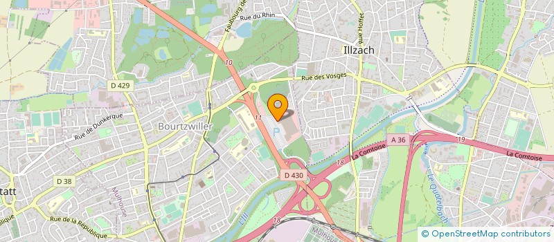 localisation de l'entreprise SARL LOMBARD à MULHOUSE