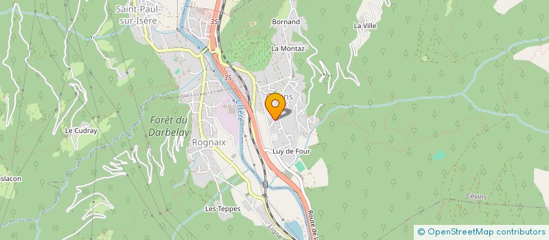 localisation de l'entreprise SARL LOMBARDO  CEVINS