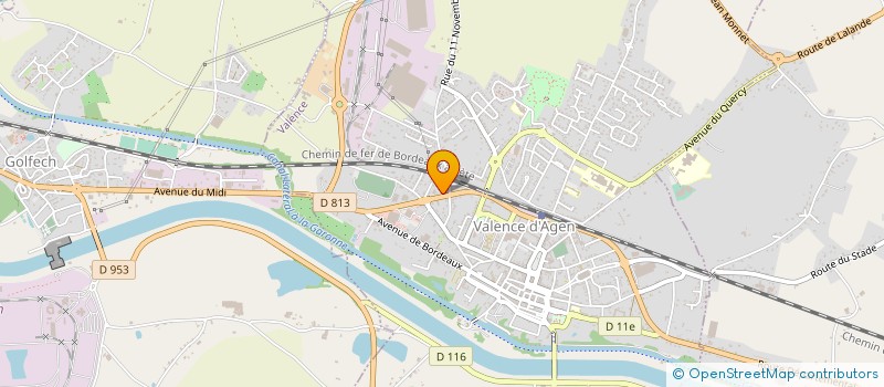 localisation de l'entreprise SARL LOMI à VALENCE