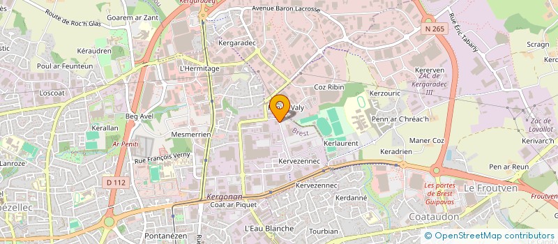 localisation de l'entreprise SARL LONGITUDE 4  25' à BREST