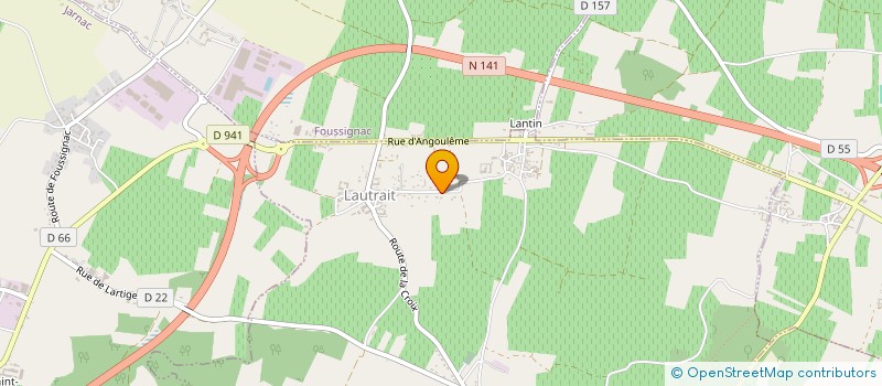 localisation de l'entreprise SARL LONGUENAUD à TRIAC-LAUTRAIT