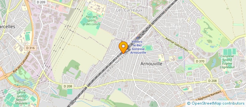 localisation de l'entreprise SARL LOOK 98  ARNOUVILLE