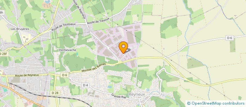 localisation de l'entreprise SARL LOPES à REYRIEUX