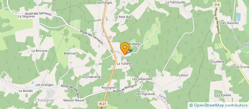 localisation de l'entreprise SARL LOPES  SANILHAC