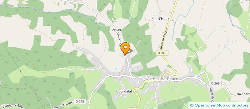 localisation de l'entreprise SARL LOPES ET FILS à ARTHEZ-DE-BEARN