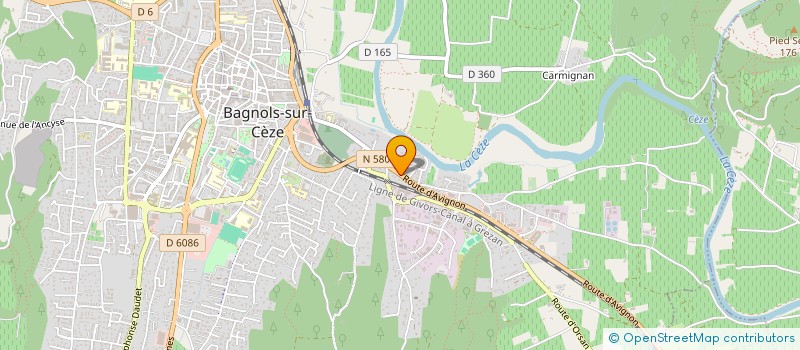 localisation de l'entreprise SARL LOPEZ à ORSAN