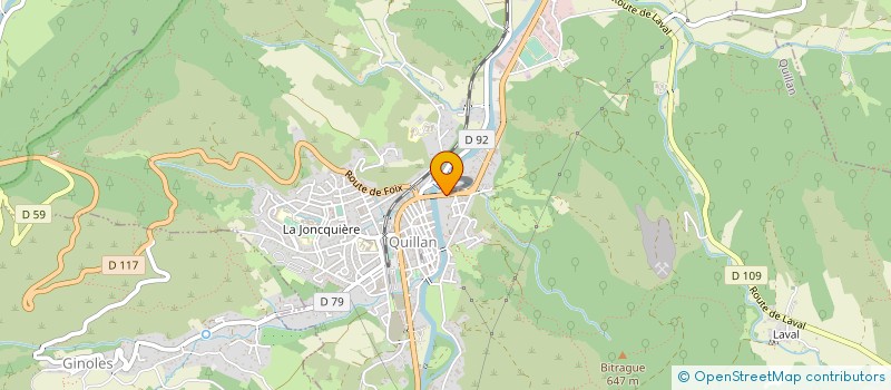localisation de l'entreprise SARL LOPEZ ET FILS à QUILLAN