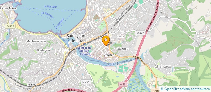 localisation de l'entreprise SARL LOPEZ GLACES  SAINT-JEAN-DE-LUZ