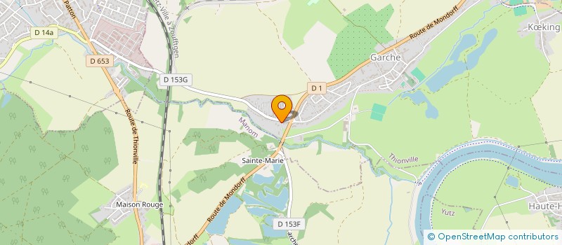 localisation de l'entreprise SARL LOR M.C.  THIONVILLE