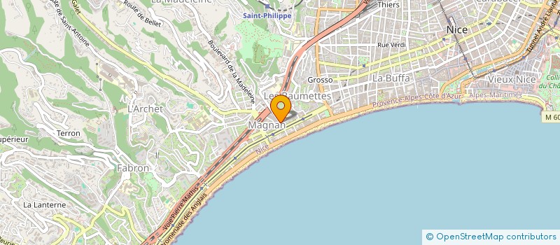 localisation de l'entreprise SARL LORAVIAGO à NICE