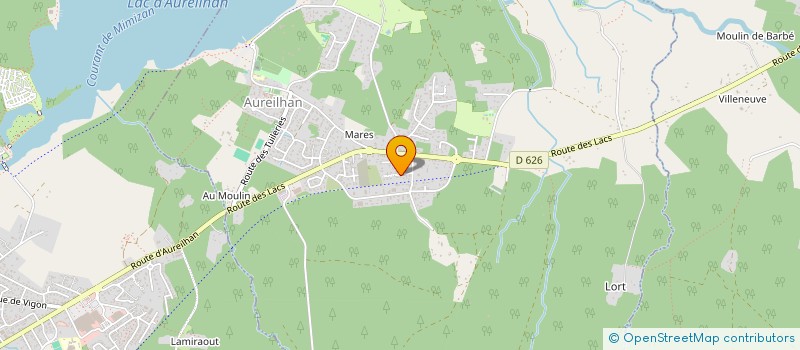 localisation de l'entreprise SARL LORENCO ANA  AUREILHAN