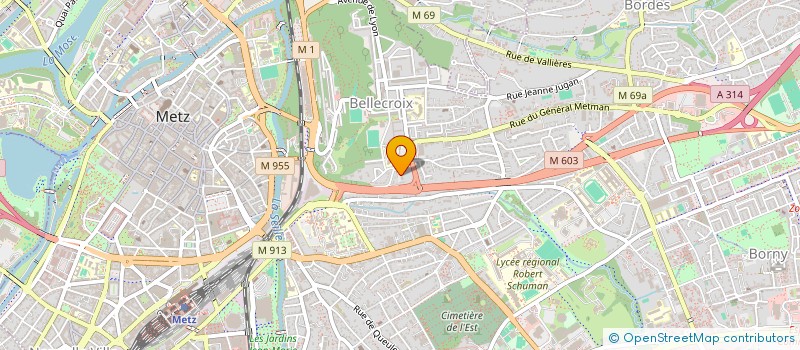 localisation de l'entreprise SARL LOREX  METZ