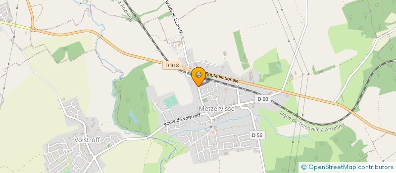 localisation de l'entreprise SARL LORFER  METZERVISSE