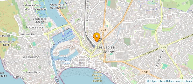 localisation de l'entreprise SARL LORI à LES SABLES D'OLONNE