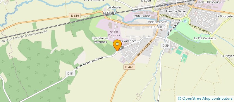 localisation de l'entreprise SARL LORIBEL à VENDEUVRE-SUR-BARSE