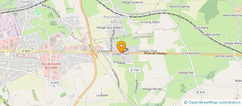 localisation de l'entreprise SARL LORIN  YQUELON