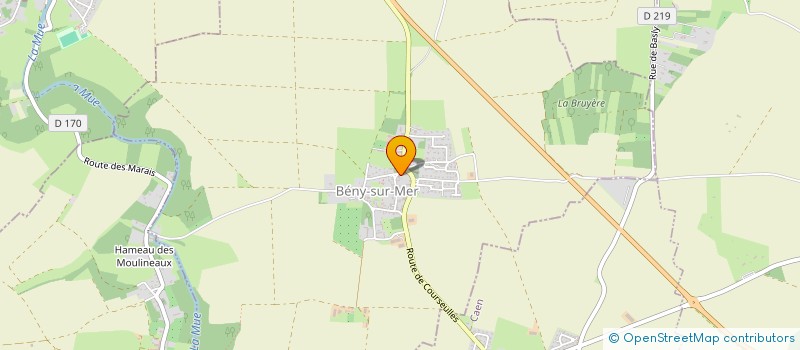 localisation de l'entreprise SARL LORIN COUVERTURE  BENY-SUR-MER