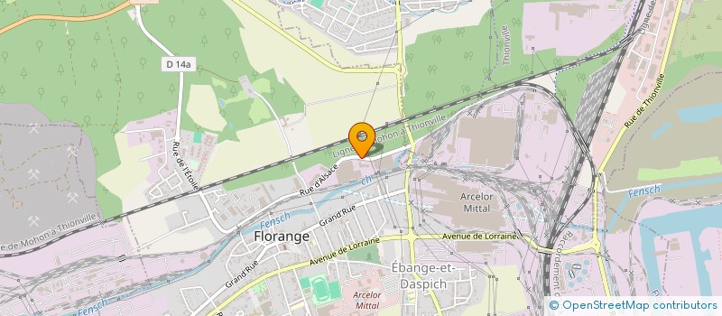 localisation de l'entreprise SARL LORRAINE BATIMENT  FLORANGE