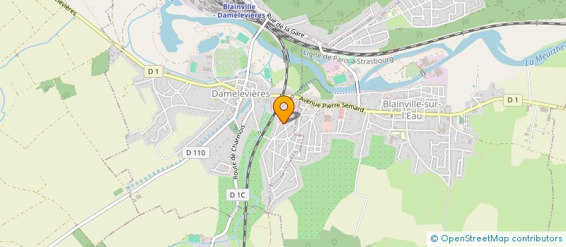 localisation de l'entreprise SARL LORRAINE MAREE  DAMELEVIERES