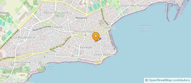 localisation de l'entreprise SARL LORRION  SAINT-NAZAIRE