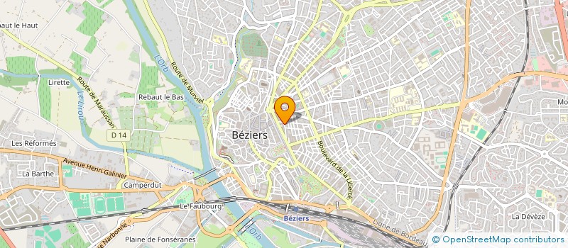 localisation de l'entreprise SARL LOS PESOS  BEZIERS