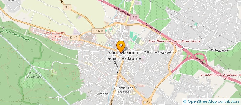 localisation de l'entreprise SARL LOTS ET JARDINS à SAINT-MAXIMIN-LA-SAINTE-BAUME