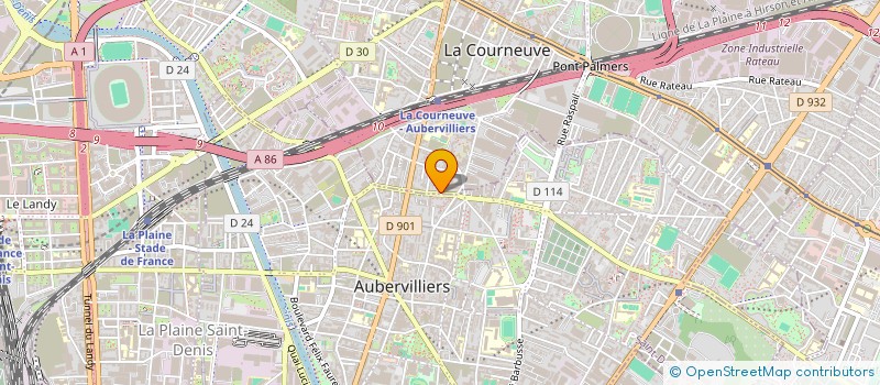 localisation de l'entreprise SARL LOTUS à LA COURNEUVE