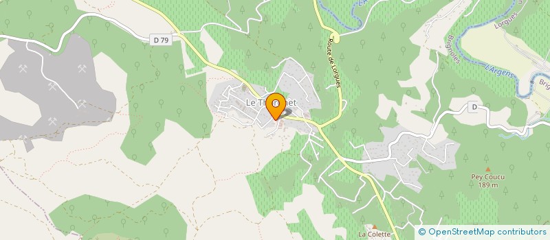 localisation de l'entreprise SARL LOU BOUAN PAN  LE THORONET