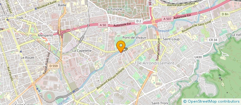 localisation de l'entreprise SARL LOU CASTEL à MARSEILLE