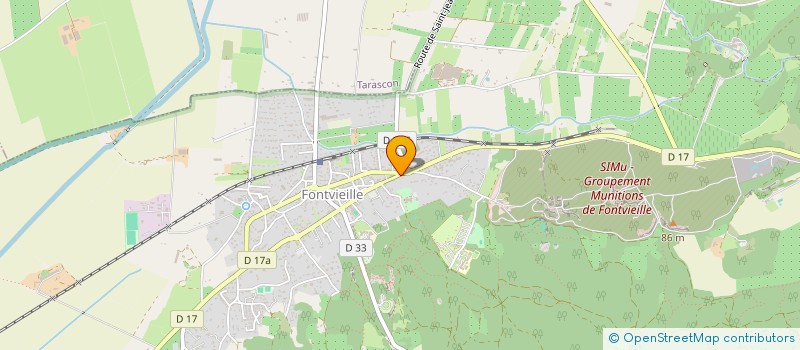 localisation de l'entreprise SARL LOU CLAVEU  FONTVIEILLE