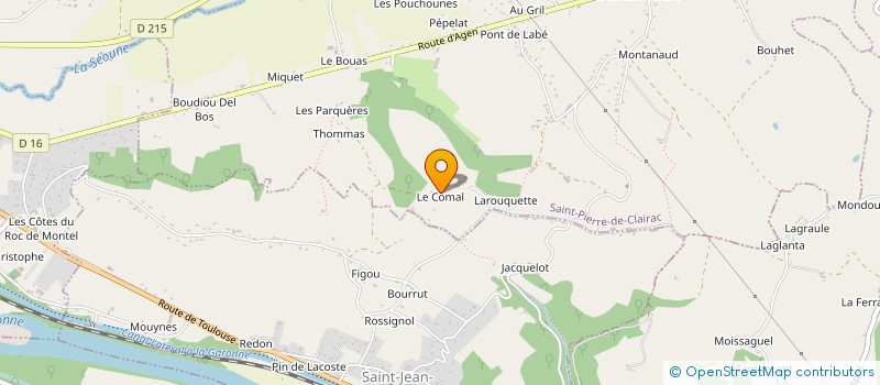 localisation de l'entreprise SARL LOU CORNAL  SAINT-PIERRE-DE-CLAIRAC