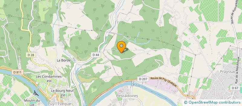 localisation de l'entreprise SARL LOU PELOU à PRAYSSAC