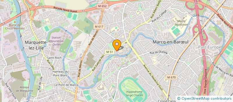 localisation de l'entreprise SARL LOUANN à MARCQ-EN-BARŒUL