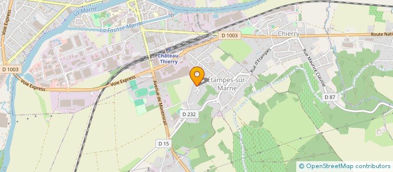 localisation de l'entreprise SARL LOUDELPH  ESSOMES SUR MARNE