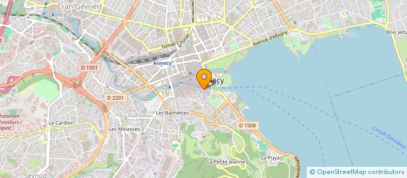 localisation de l'entreprise SARL LOUDVINA à ANNECY