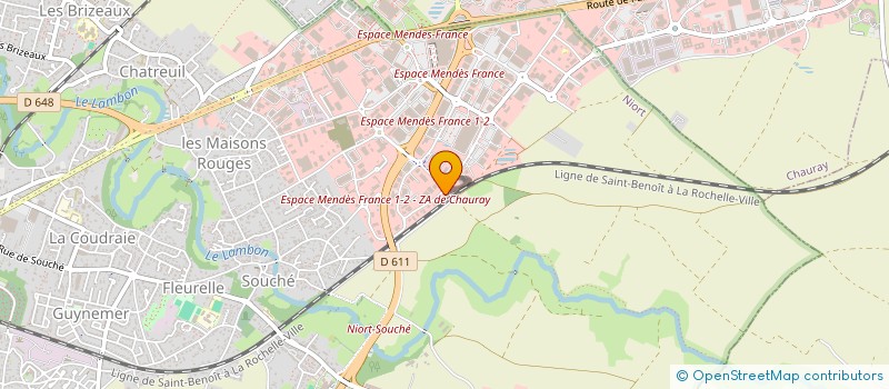 localisation de l'entreprise SARL LOUFLO à NIORT